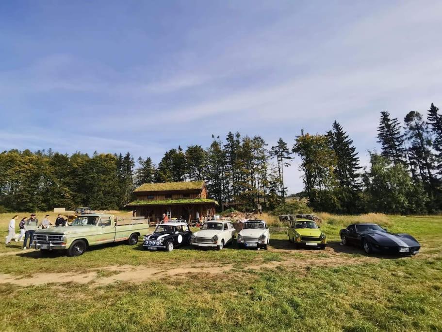 CHALET BORŮVKA - biofarma na samotě v lesích Benesov  Exterior foto